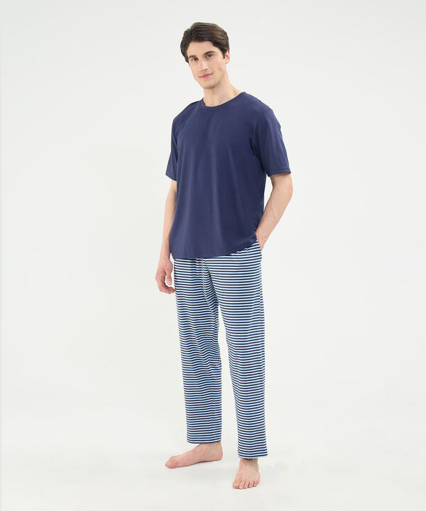 Conjunto de Pijama a Rayas image number null
