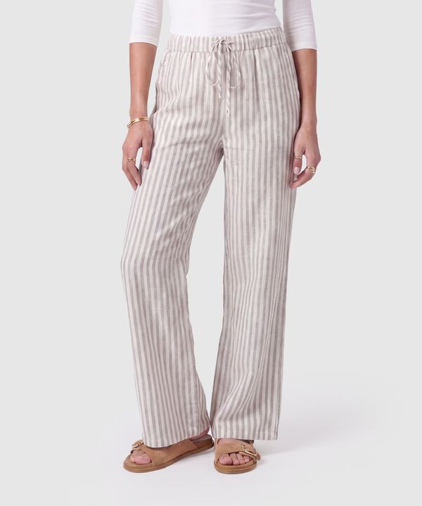 Pantal&oacute;n Recto Con Cord&oacute;n Mujer image number null