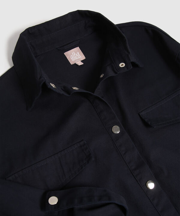 Chaqueta Unicolor Destructurada image number null