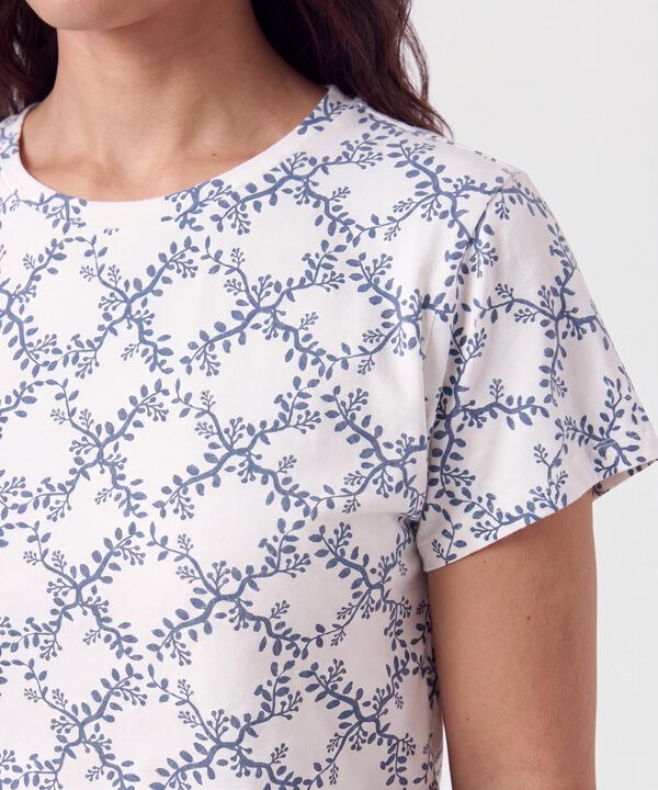 Camiseta Manga Corta Cuello Redondo Mujer