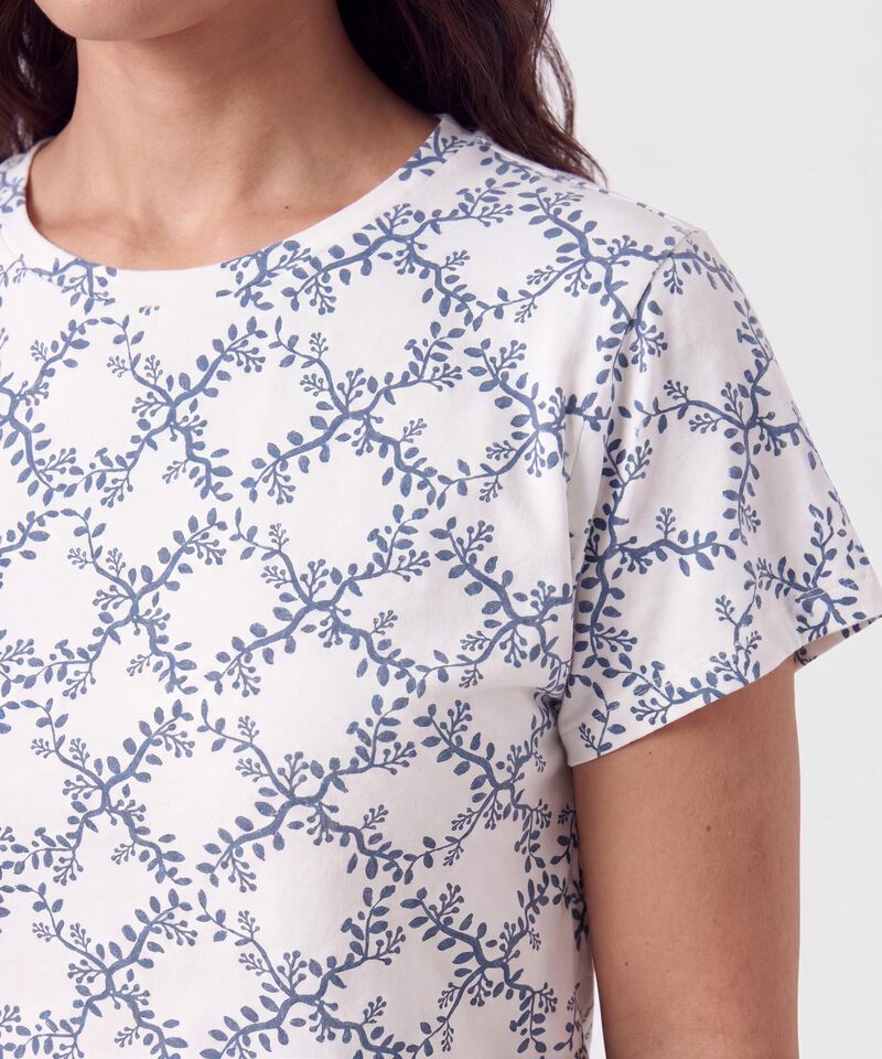 Camiseta Manga Corta Cuello Redondo Mujer