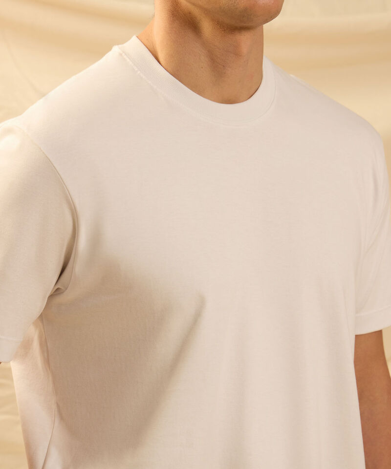 Camiseta de Algod&oacute;n Esencial para Hombre Cuello Redondo