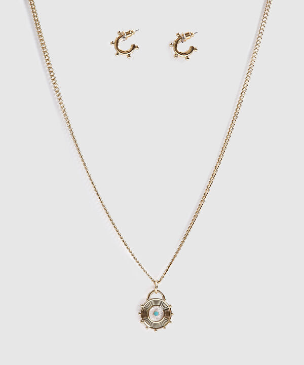 Set de Accesorios Dorados con Dije image number null