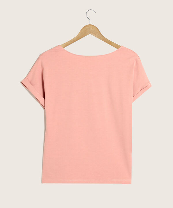Camiseta Manga Rodada Con Screen