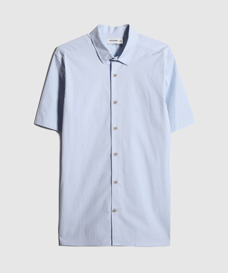 Camisa Estampada Manga Corta