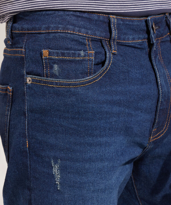 Jean Regular Tapper Tono Azul Oscuro