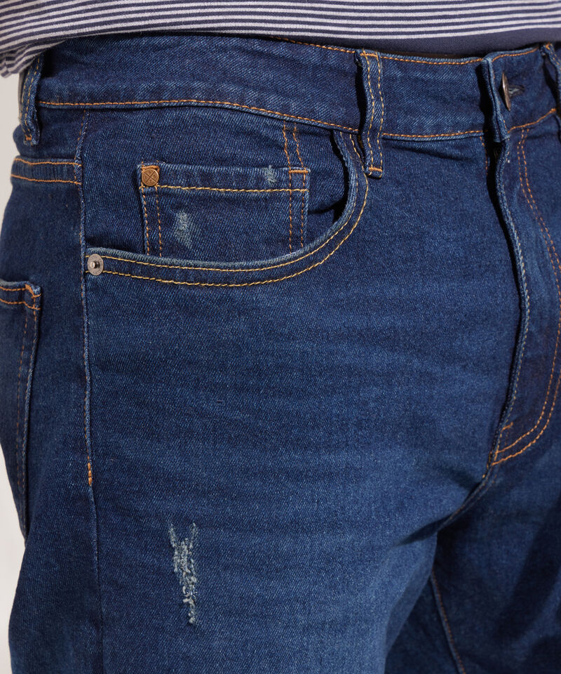 Jean Regular Tapper Tono Azul Oscuro