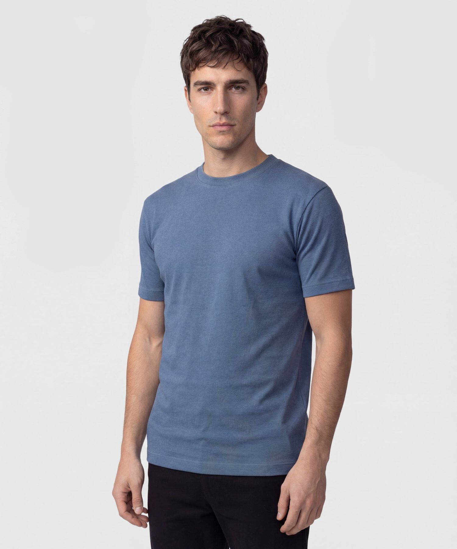 Camiseta Regular Fit Unicolor Para Hombre