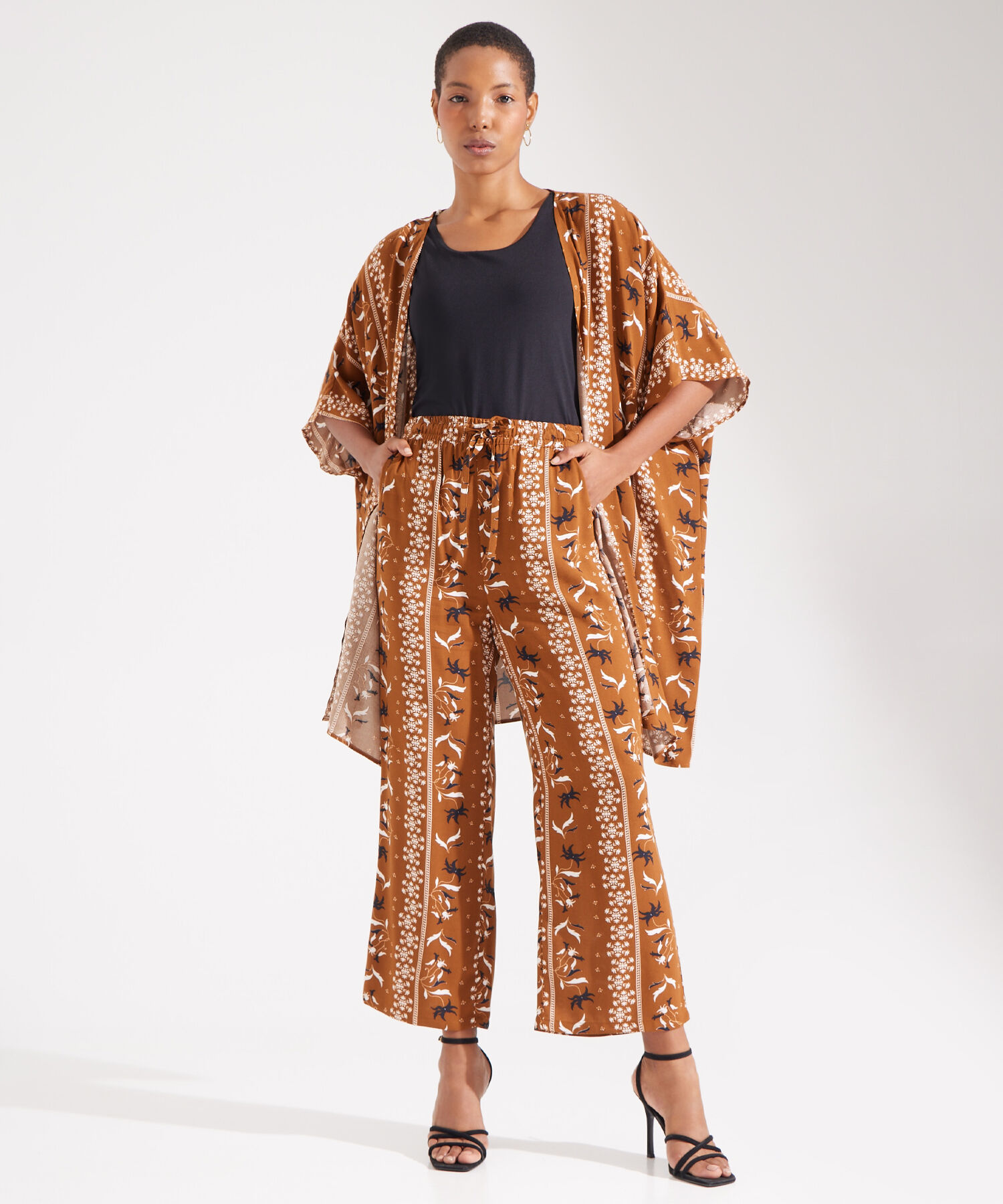 Pantalón Paper Bag Estampado