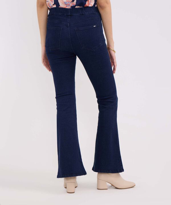 Jean Jegging Flare Azul Oscuro