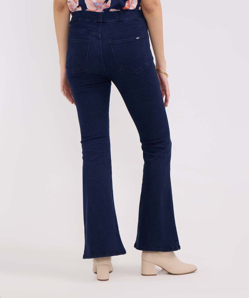 Jean Jegging Flare Azul Oscuro