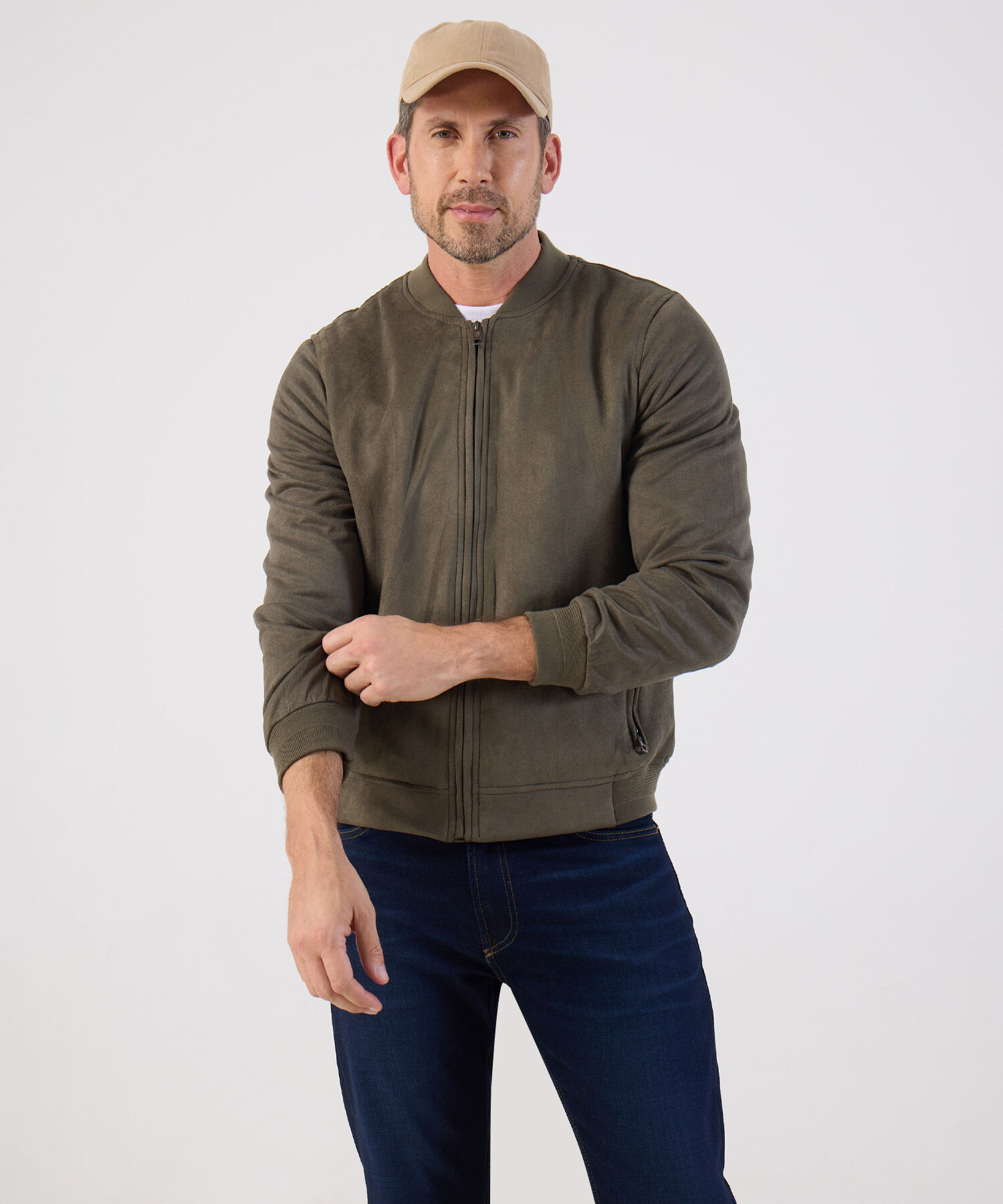 Chaqueta Bomber Para Hombre
