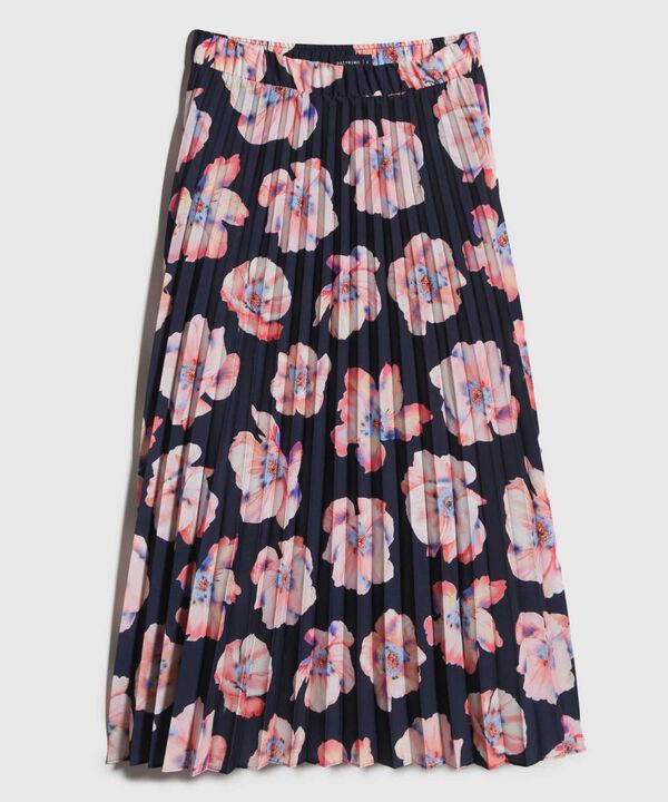 Falda Plisada Estampada