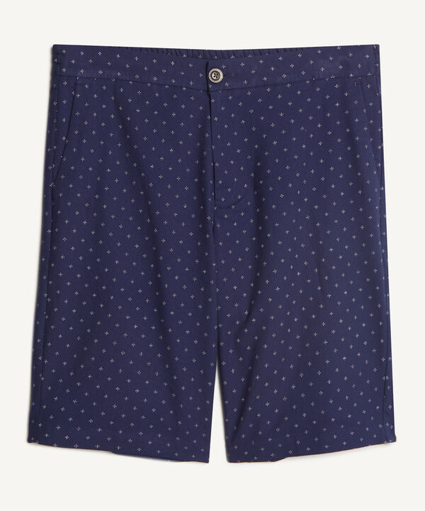 Bermuda Estampada Tipo Chino Con Cordón Interno Ajustable