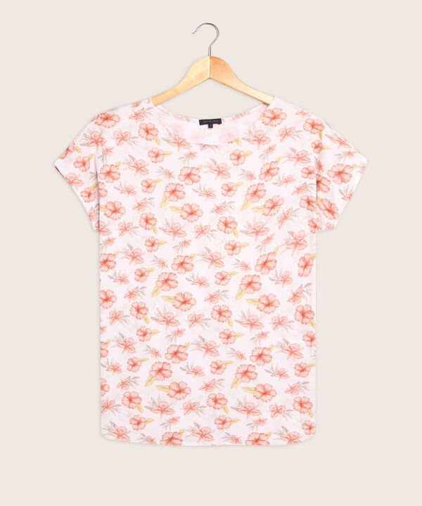 Camiseta Estampada Cuello Redondo