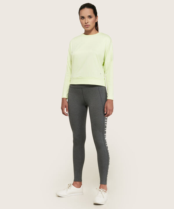 Leggings Con Estampado Screen En Costados