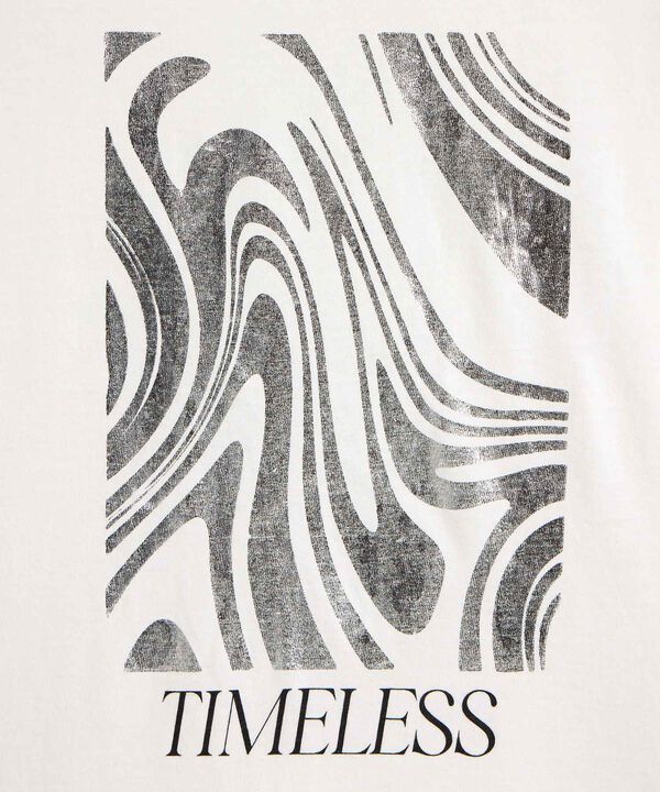 Camiseta Estampada Cuello Redondo Para Mujer image number null