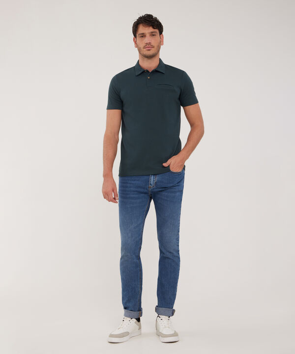 Polo Unicolor Cuello Maquina