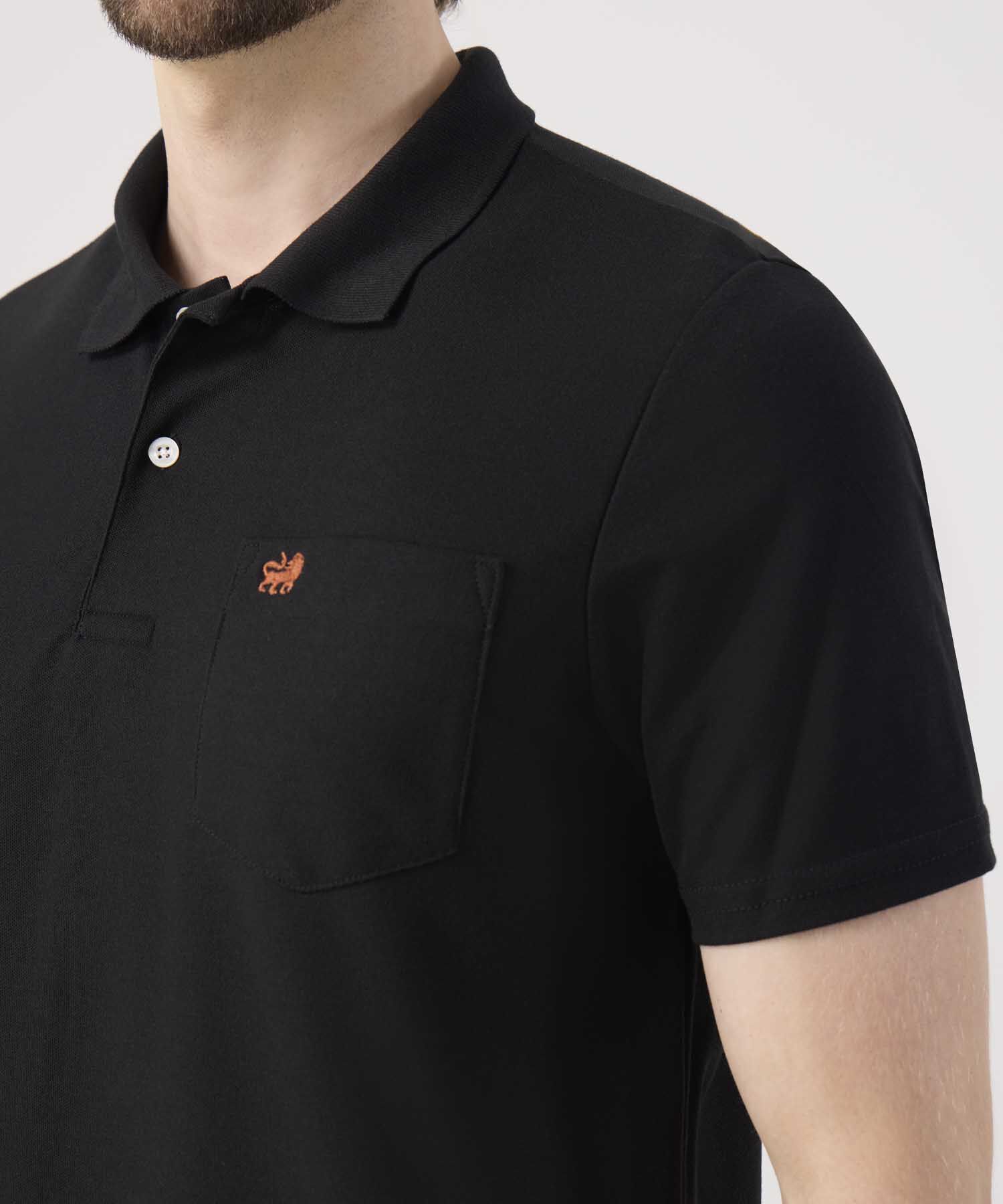 Polo Unicolor Con Bolsillo 