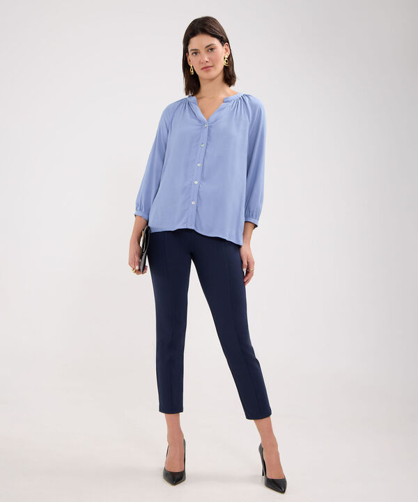 Blusa Cuello Mao image number null