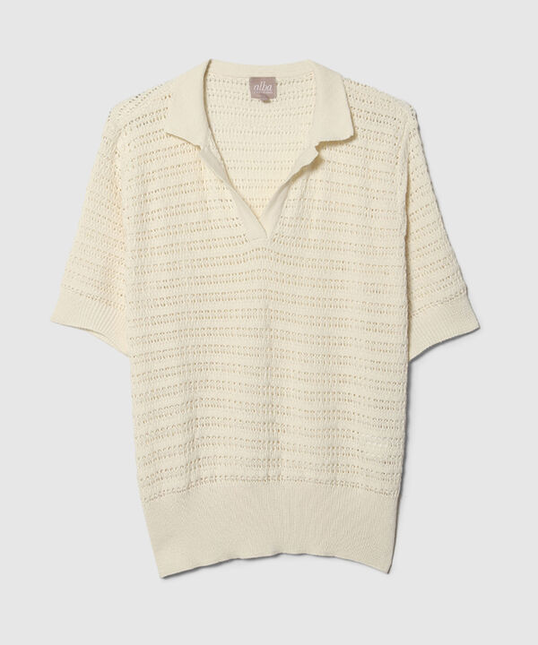 Polo Unicolor Texturizada