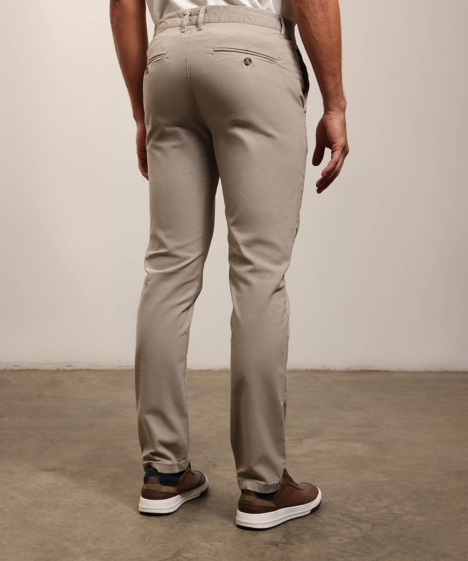 Pantal&oacute;n Cl&aacute;sico Para Hombre De Corte Recto