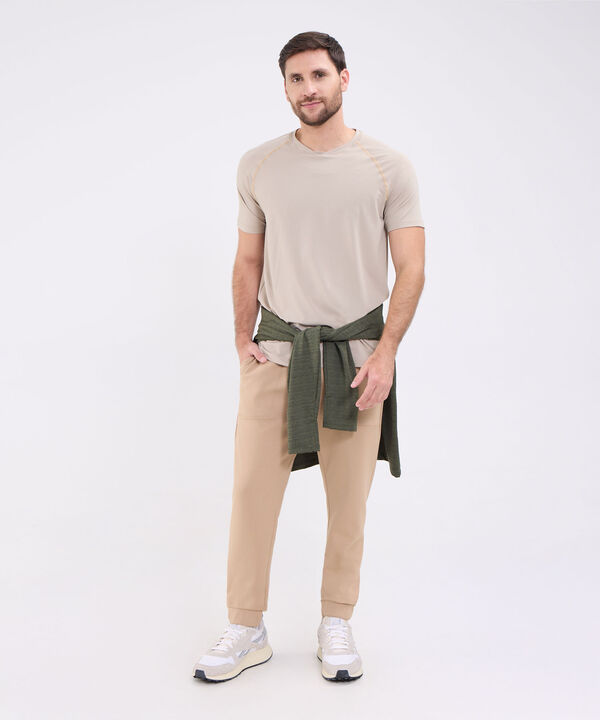 Camiseta Con Textura Para Hombre image number null