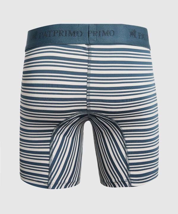 B&oacute;xer Medio Estampado A Rayas