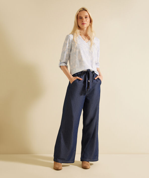 Blusa Manga 3/4 Estampada Monoproducto