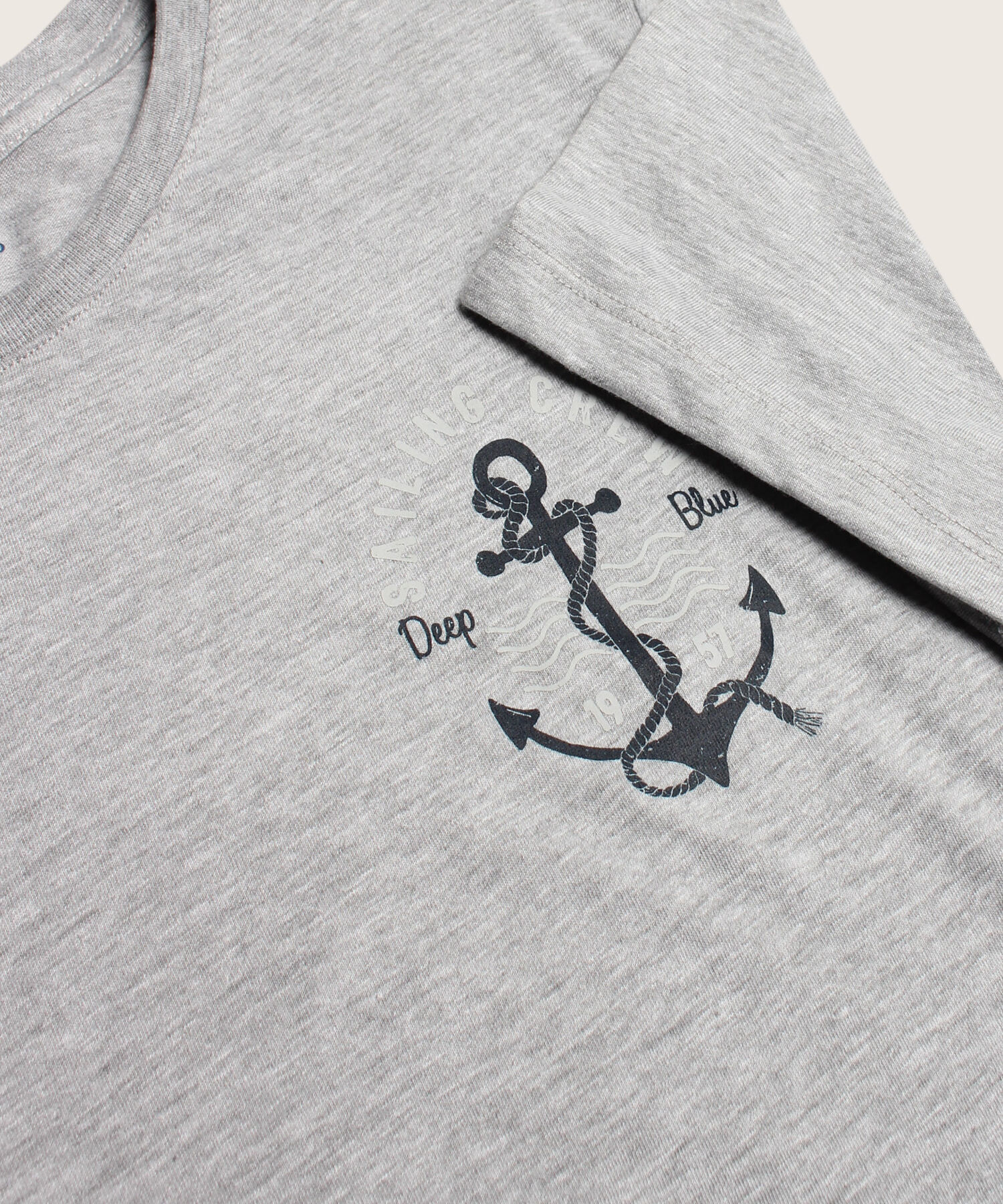 Camiseta Cuello Redondo  Estampado