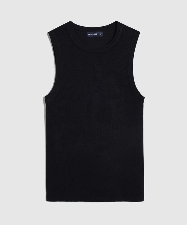 Camiseta de Punto Sin Mangas para Mujer image number null