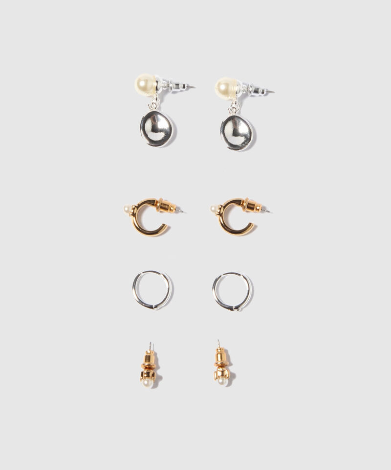 Aretes Set X 4 Pares De Aretes Ref. Kf232-0441