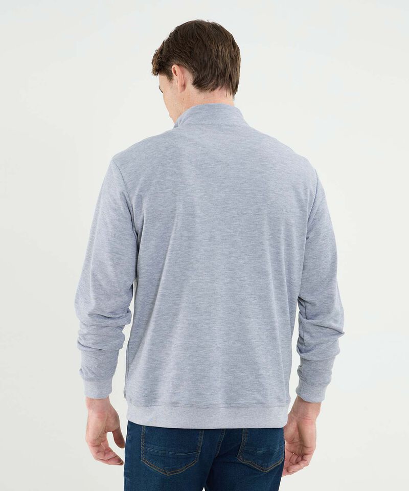 Buso Cuello Alto Con Cortes En Contraste Para Hombre