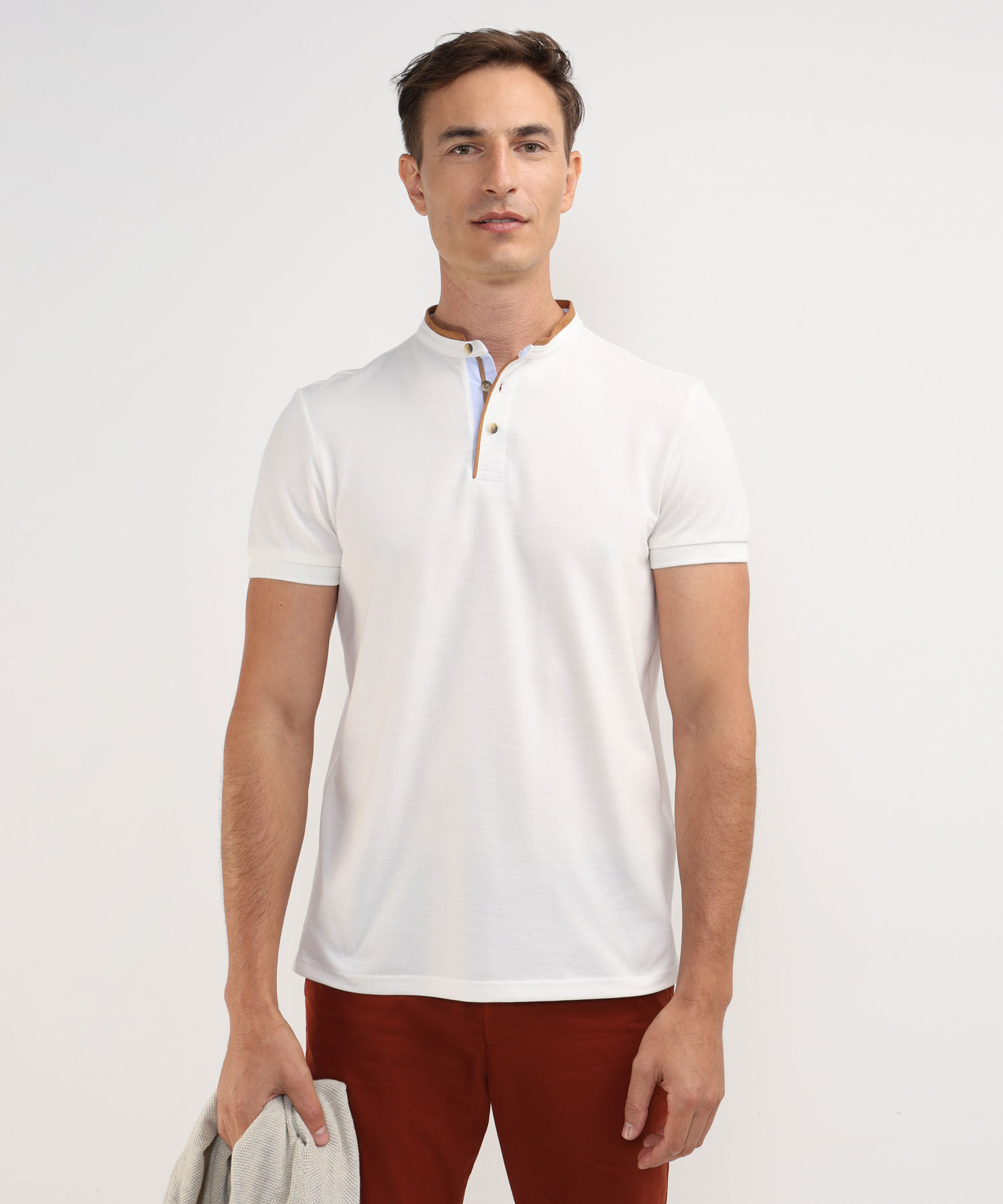 Polo Unicolor Cuello Neru Compa Online Patprimo