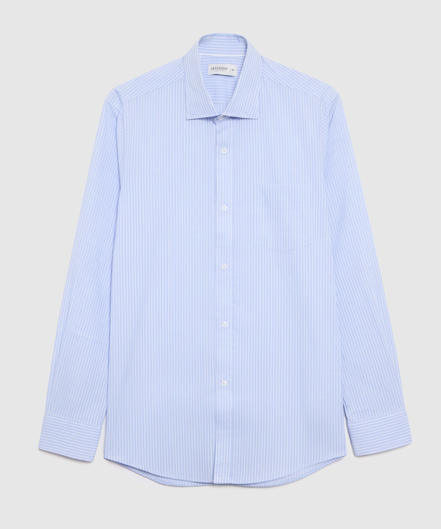 Camisa de Rayas Manga Larga para Hombre