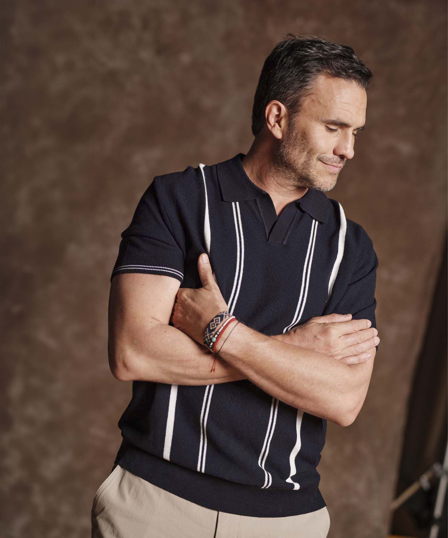 Polo con Cuello V para Hombre