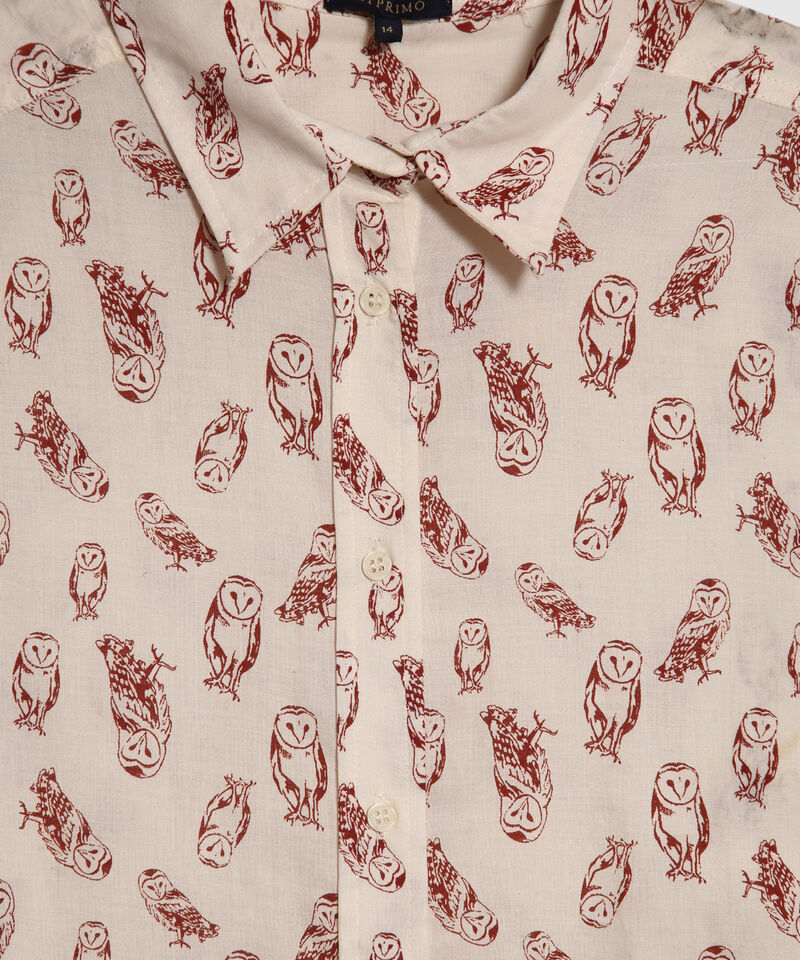 Blusa  Estampada Manga Larga