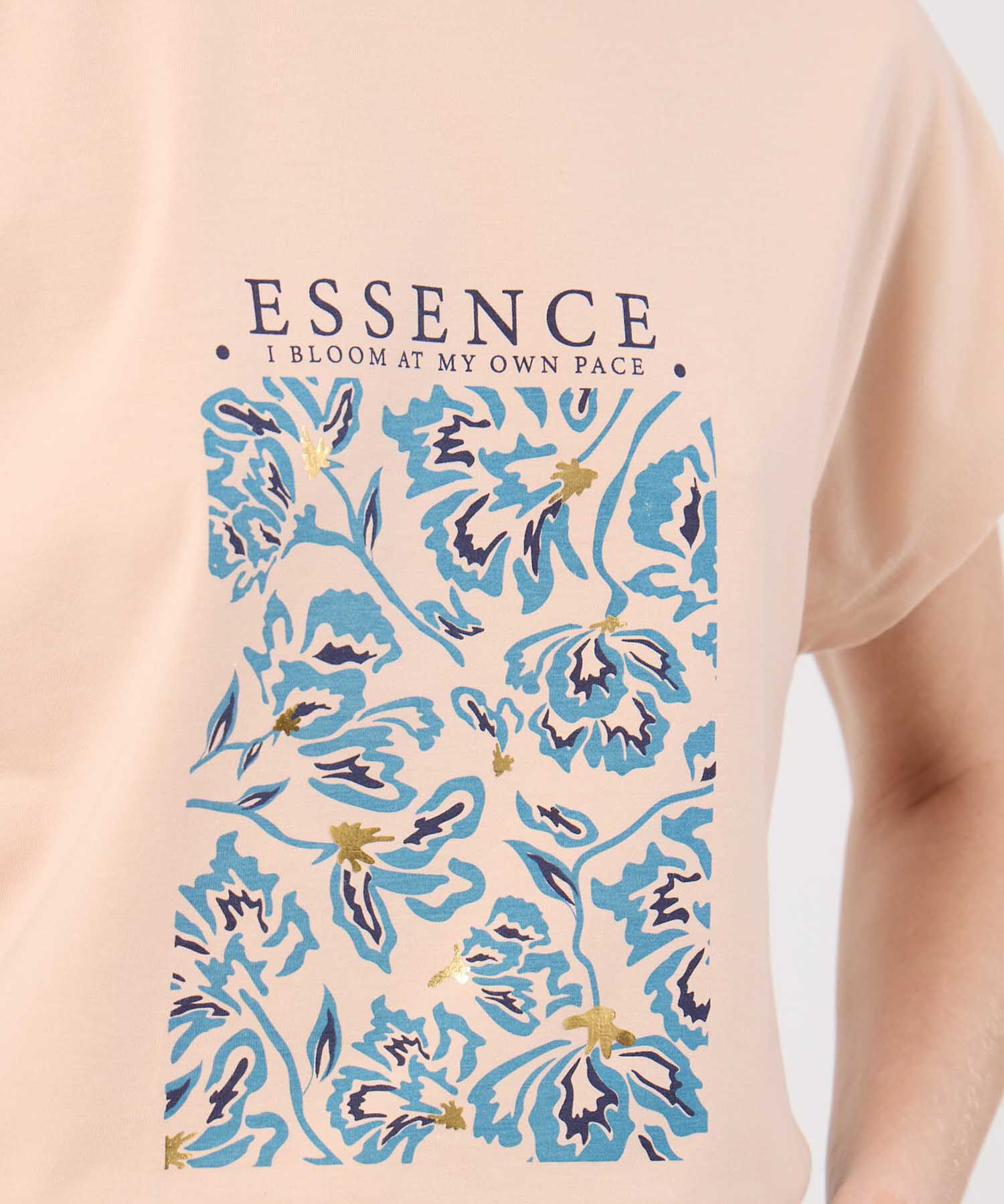 Camiseta Manga Corta Con Estampado
