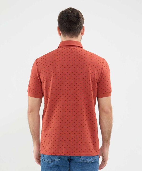 Polo Estampado de Rombos