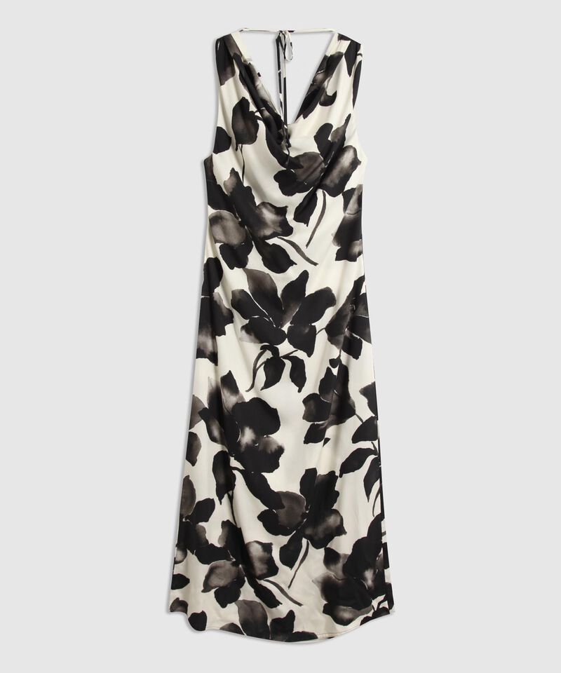 Vestido Sin Mangas Estampado 