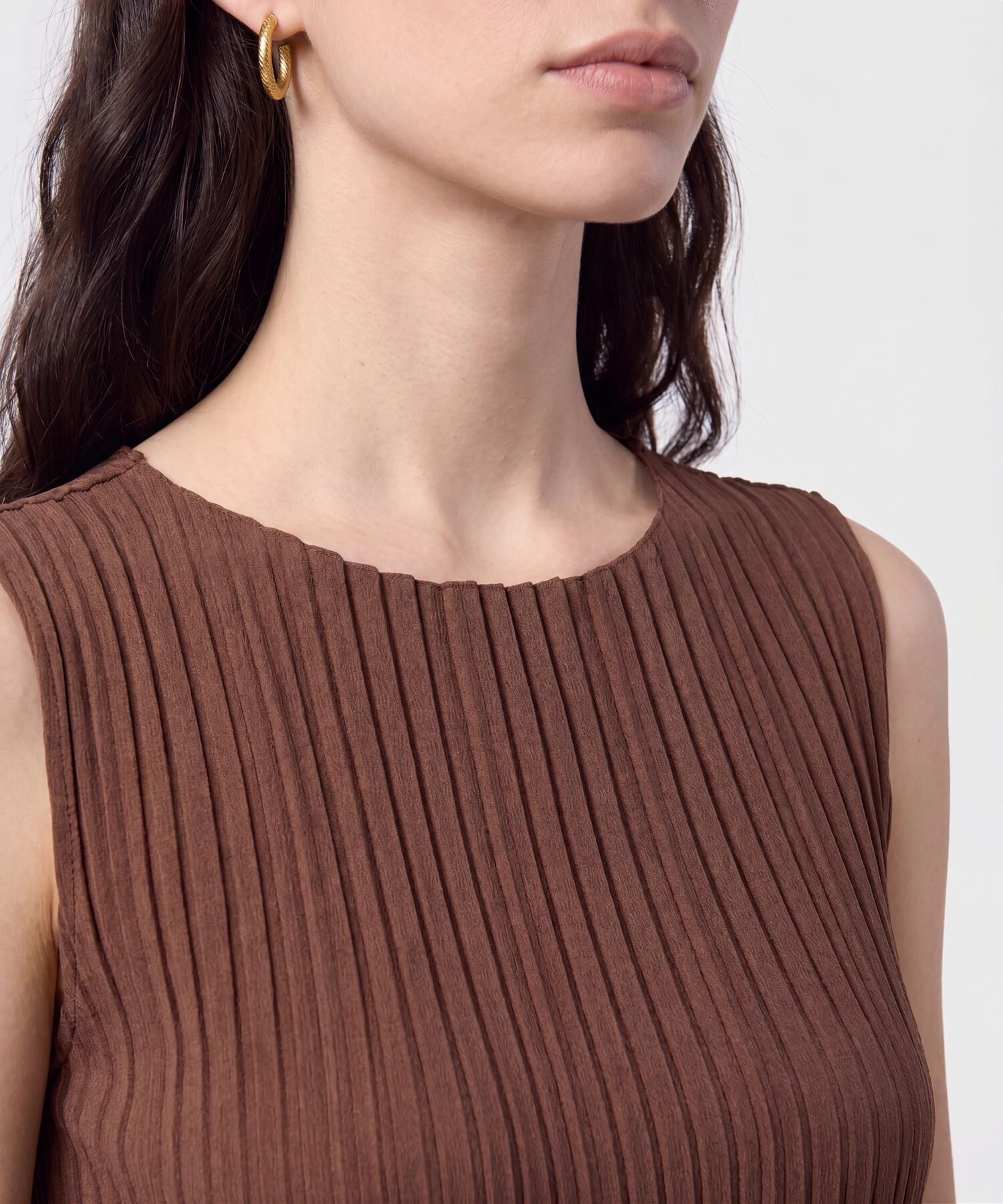 Blusa Textura Plisada para Mujer