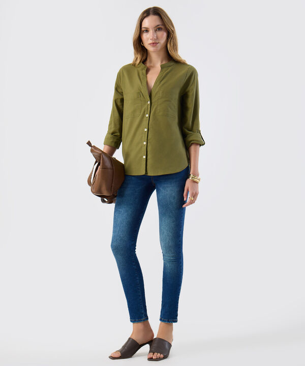 Leggings Tipo Denim de Ajuste Flexible para Mujer