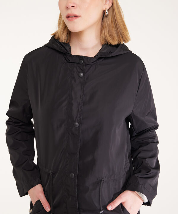 Chaqueta Parka Unicolor