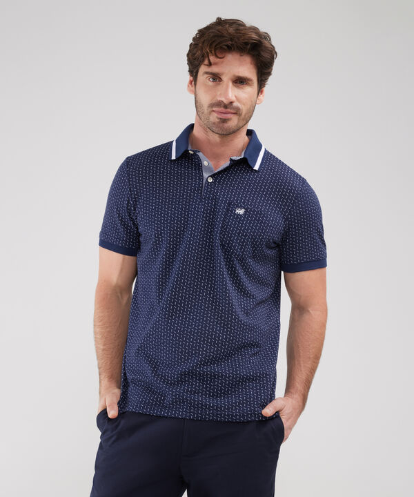 Polo Estampada Regular Fit