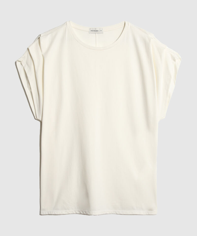 Camiseta Manga Corta Con Detalle