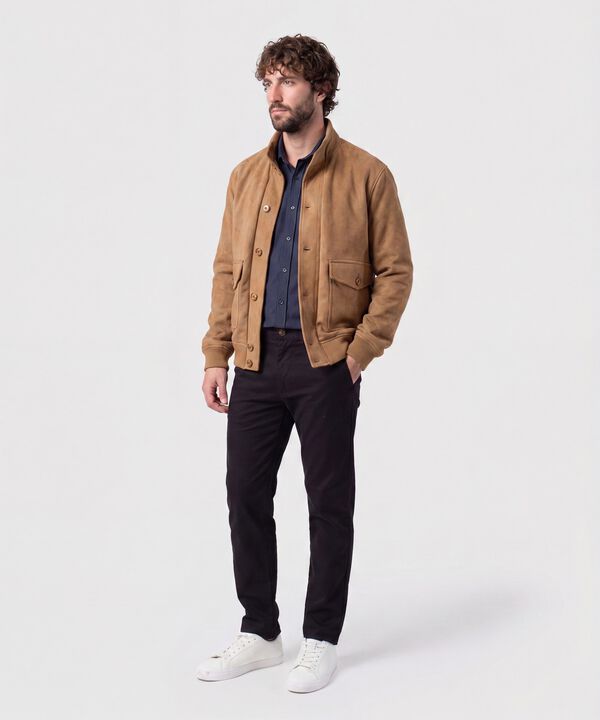 Camisa Manga Corta De Punto Para Hombre
