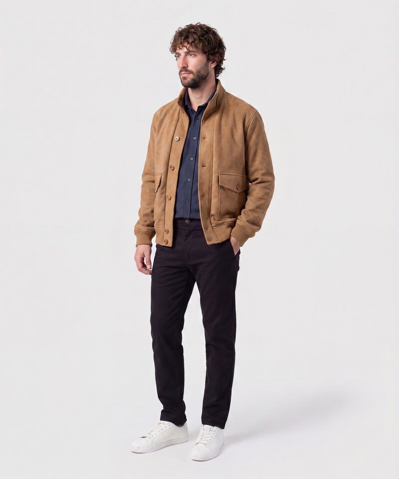 Camisa Manga Corta De Punto Para Hombre