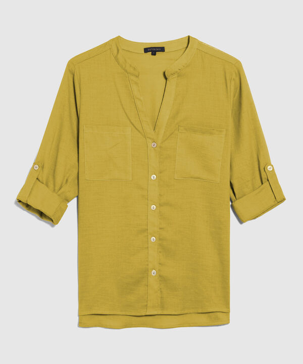 Blusa Manga Larga Unicolor