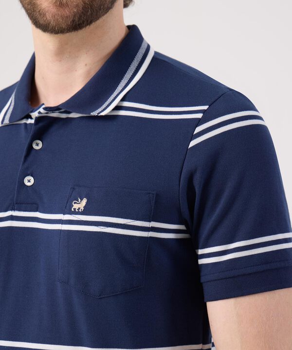 Polo A Rayas Con Bolsillo  image number null