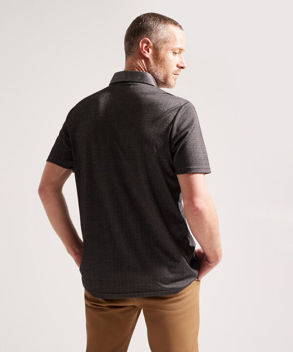 Polo Estampada con Bolsillo
